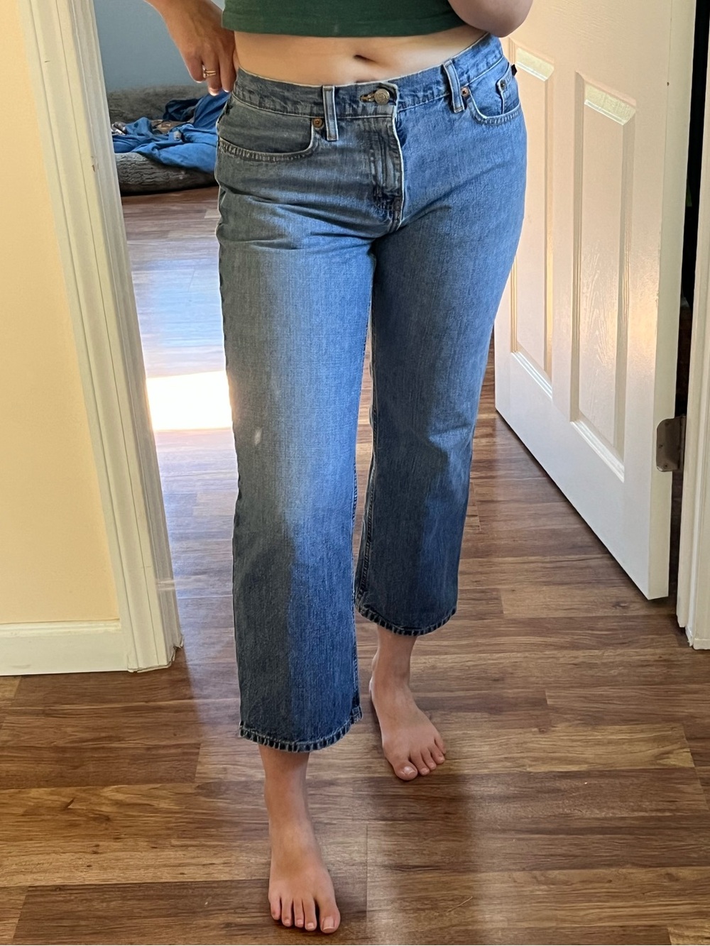 Vintage Ralph Lauren Low Rise Cropped Saturday Jeans Y2K